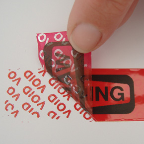 Security/Tamper Evident Labels